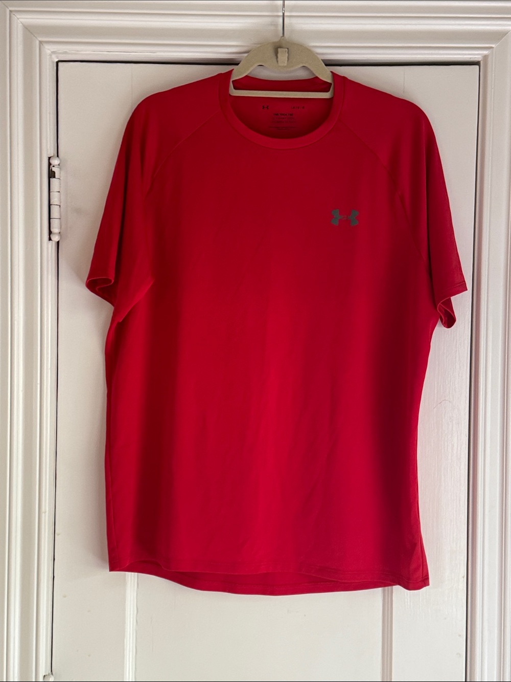 Under Armour Men's Red Short-Sleeve Performance Tee, Size L